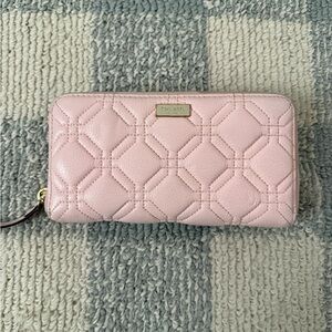 Kate Spade Pink Quilted Women's Wallet